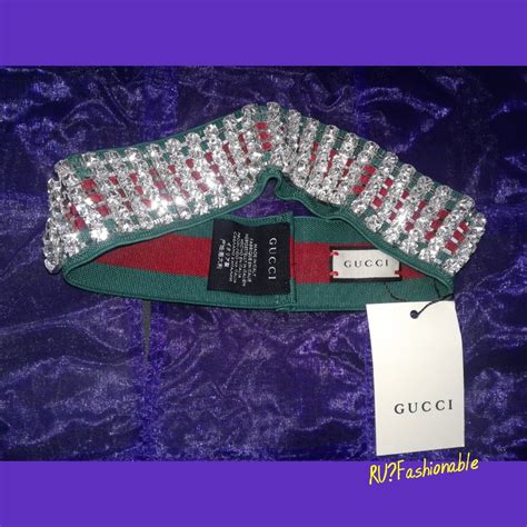 how to wear gucci headband|Gucci headband with rhinestones.